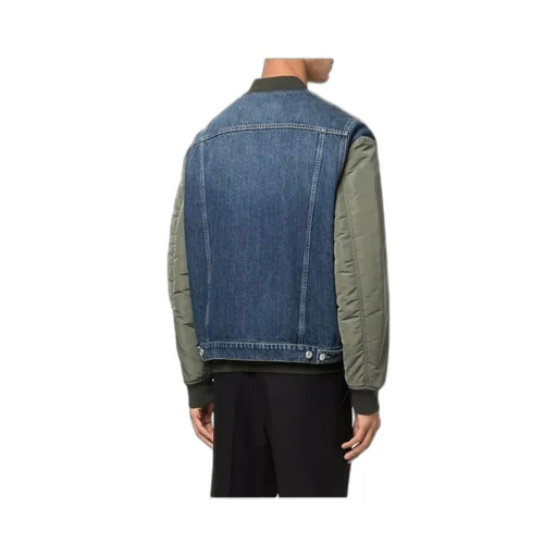 Hybrid Denim Bomber Jacket