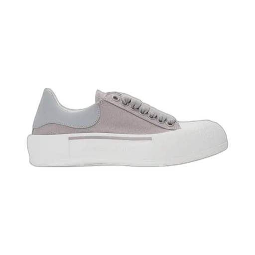 Panelled Lace-Up Sneakers
