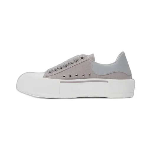 Panelled Lace-Up Sneakers
