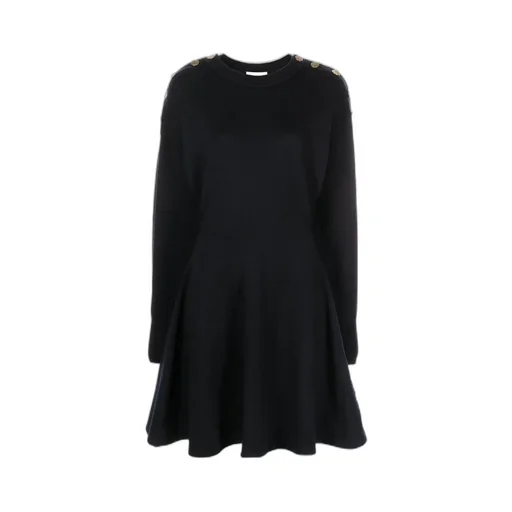 Buckle Shoulder Mini Dress