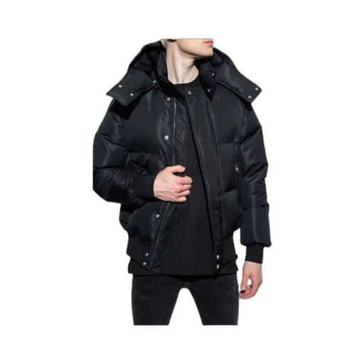 Zipped Hooded Puffer Jacket