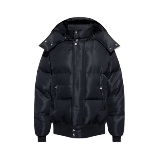 Zipped Hooded Puffer Jacket