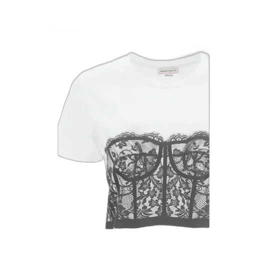 Bustier Print T-Shirt