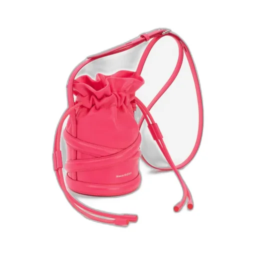 Logo Printed Bucket Bag