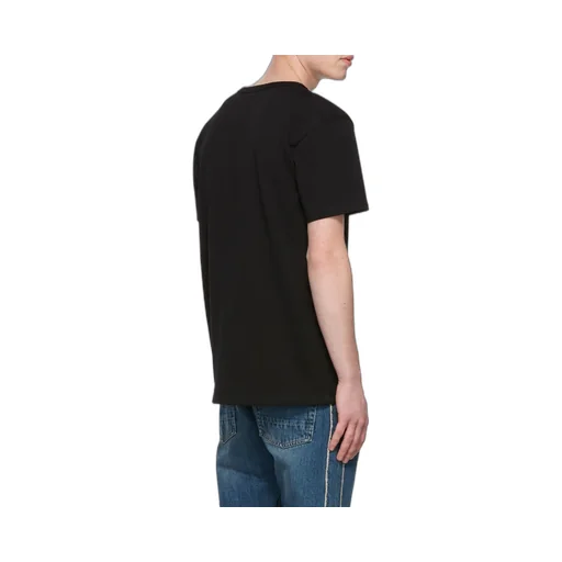 Skull Embroidered Crewneck T-Shirt
