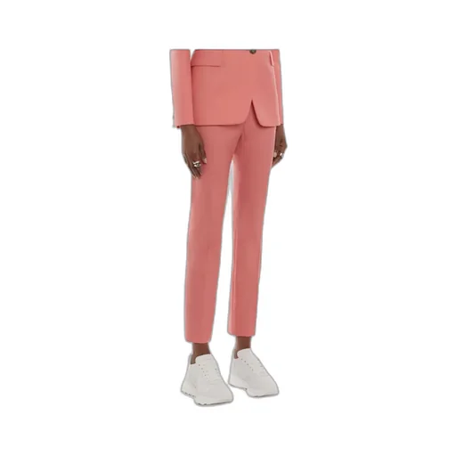 High-Waisted Tapered Trousers