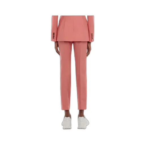 High-Waisted Tapered Trousers