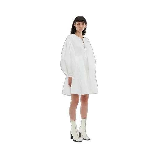 Cocoon Sleeve Zipped Mini Dress
