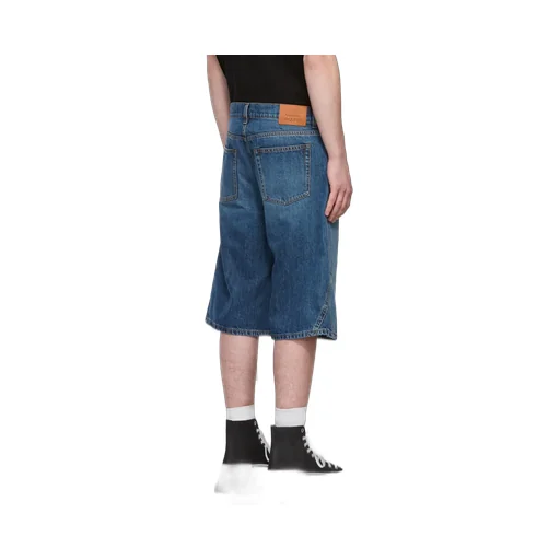 Logo Patch Knee-Length Shorts