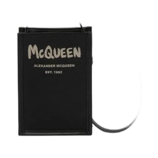 Graffiti Logo Printed Shoulder Bag