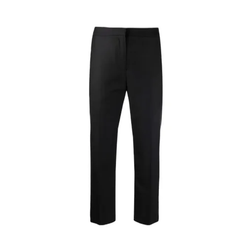 Cropped Straight Leg Trousers