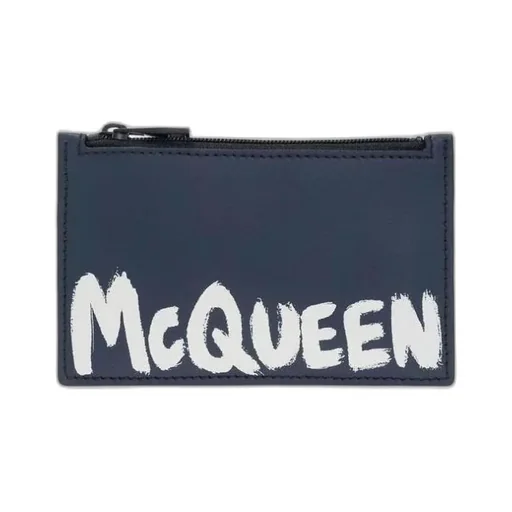 Logo Printed Zipped Wallet
