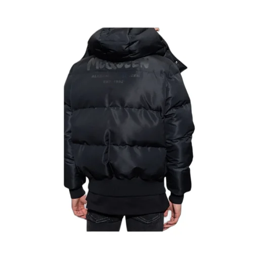Zipped Hooded Puffer Jacket