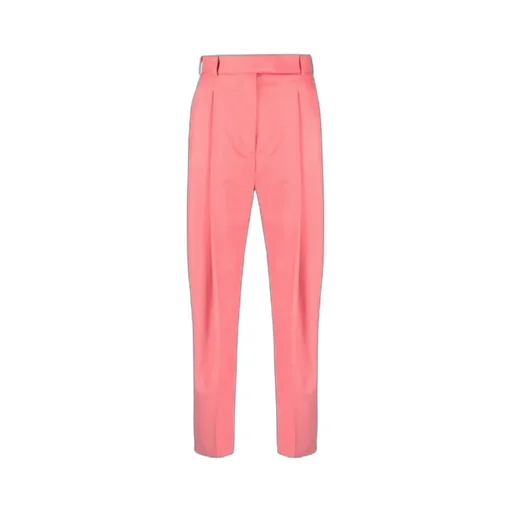 High-Waisted Tapered Trousers