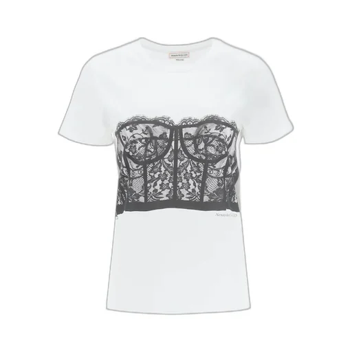 Bustier Print T-Shirt