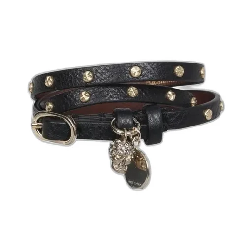 Double Wrap Skull Bracelet