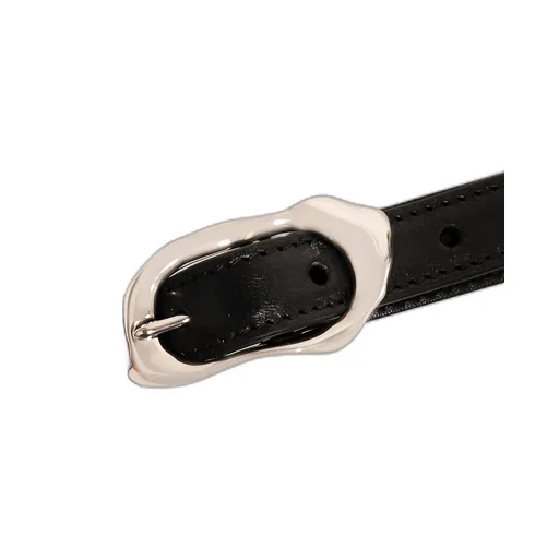 Molten Thin Leather Belt