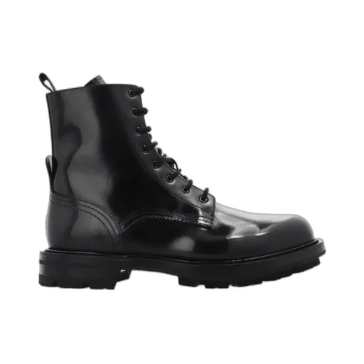Polished Lace-Up Boots