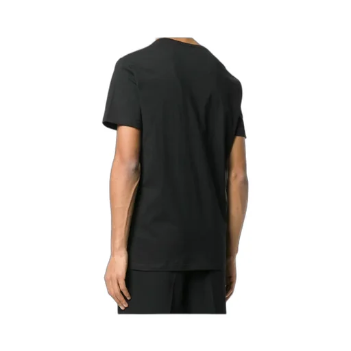 Open-Necked Black Shirt