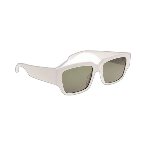 Logo-Arm Rectangle-Frame Sunglasses