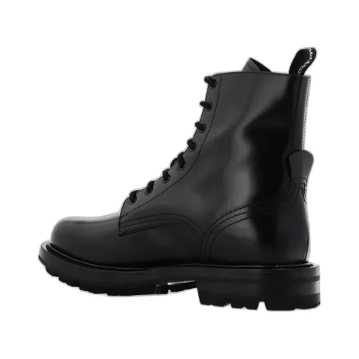 Polished Lace-Up Boots