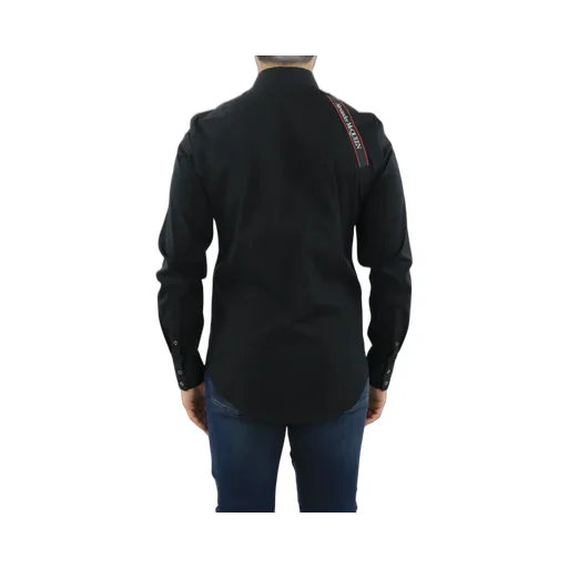 Logo Tape Harness Detailed Shirt