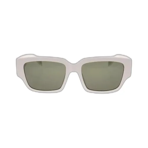 Logo-Arm Rectangle-Frame Sunglasses