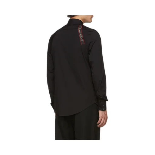 Logo Tape Harness Detailed Shirt
