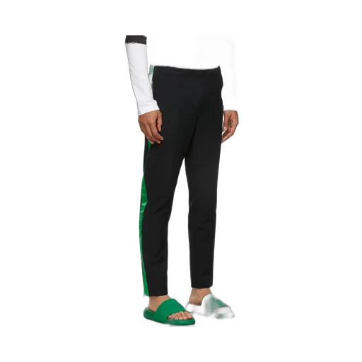 Skull Embroidered Straight-Leg Pants