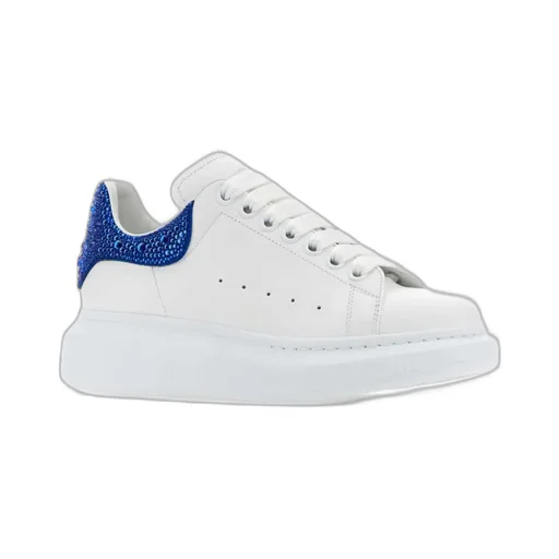 Oversized Embellished Lace-Up Sneakers