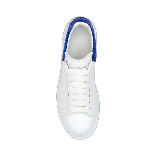 Oversized Embellished Lace-Up Sneakers