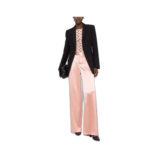Satin Wide Leg Trousers