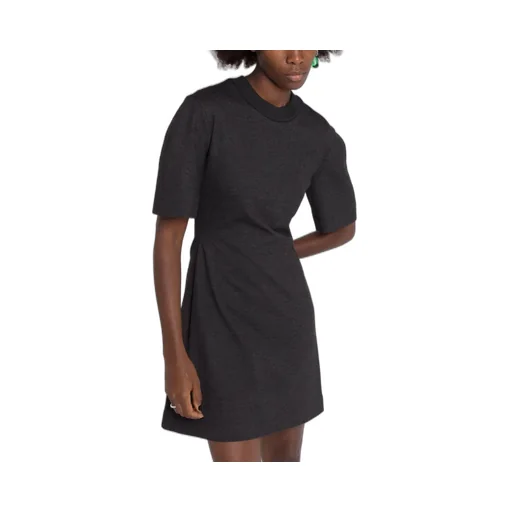 Rear Logo-Print Mini Dress