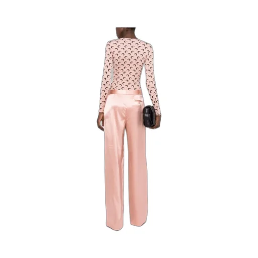 Satin Wide Leg Trousers