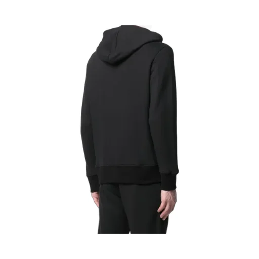 Embroidered Logo Zip-Up Hoodie