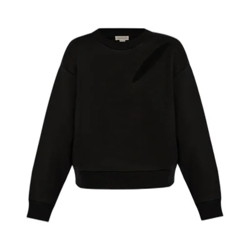 Cut-Out Detailed Crewneck Sweatshirt