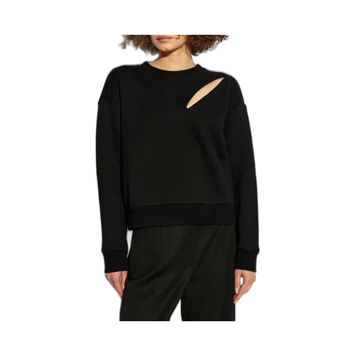 Cut-Out Detailed Crewneck Sweatshirt
