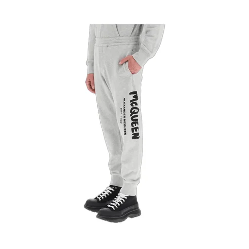 Graffiti Logo Printed Track Pants