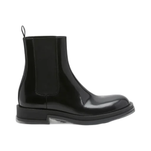 Round-Toe Ankle Boots