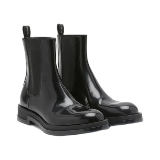 Round-Toe Ankle Boots