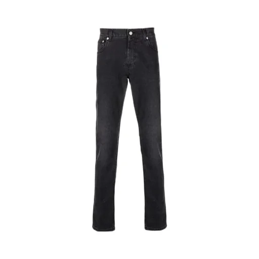 Logo Embroidered Jeans
