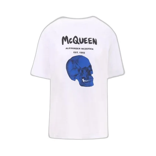 Skull-Print Logo T-Shirt