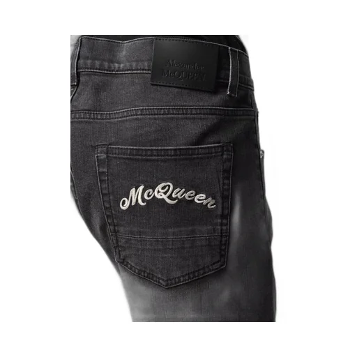 Logo Embroidered Jeans