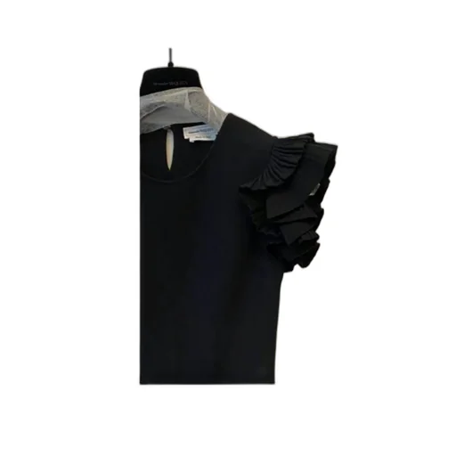 Ruffled Sleeve Mini Dress