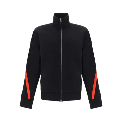 High-Neck Zipped Jacket