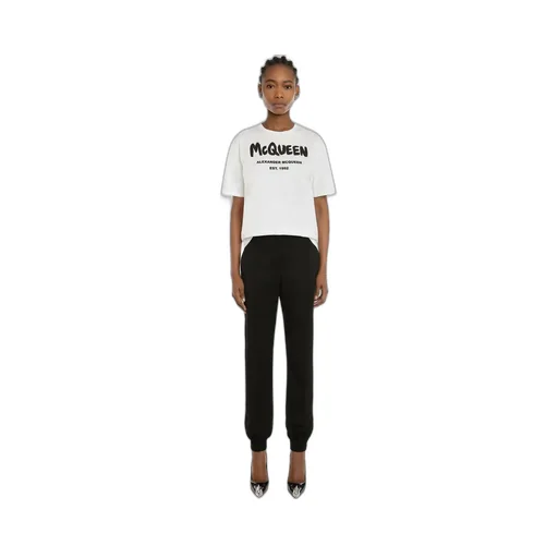 Graffiti Logo Print T-Shirt