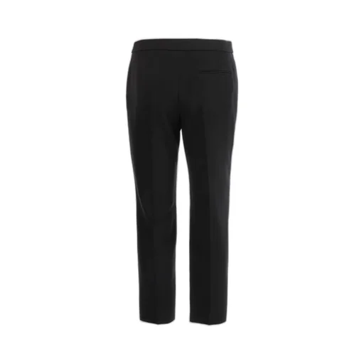 Cropped Straight-Leg Trousers
