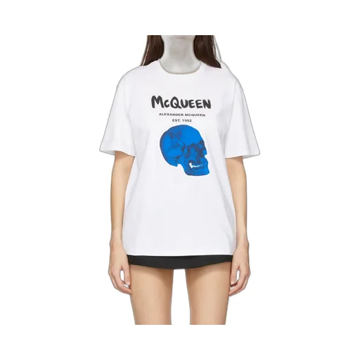 Skull-Print Logo T-Shirt