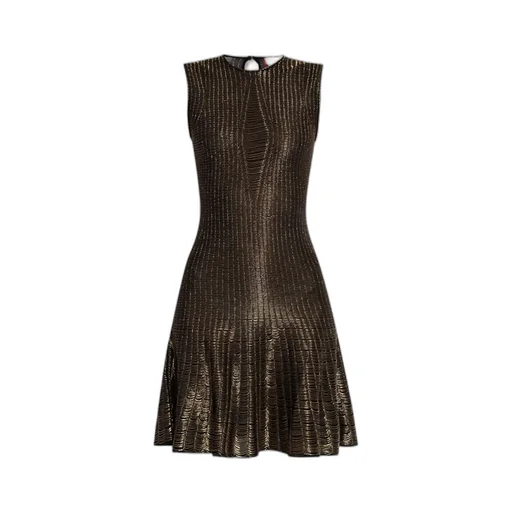 Lurex Yarn Mini Dress
