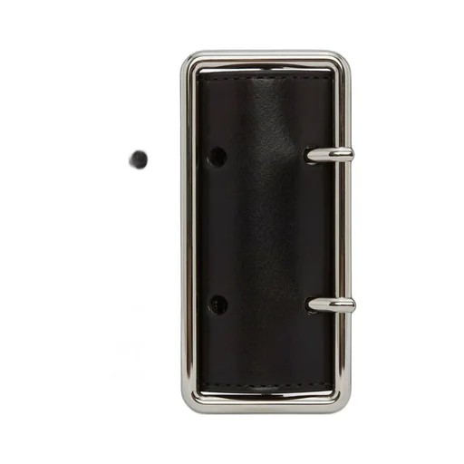 Black Leather Waist Belt